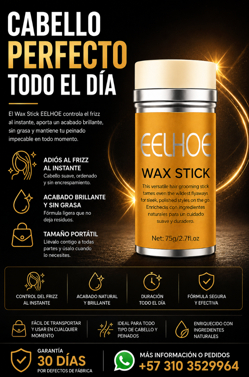 Barra cera fijadora anti friz
