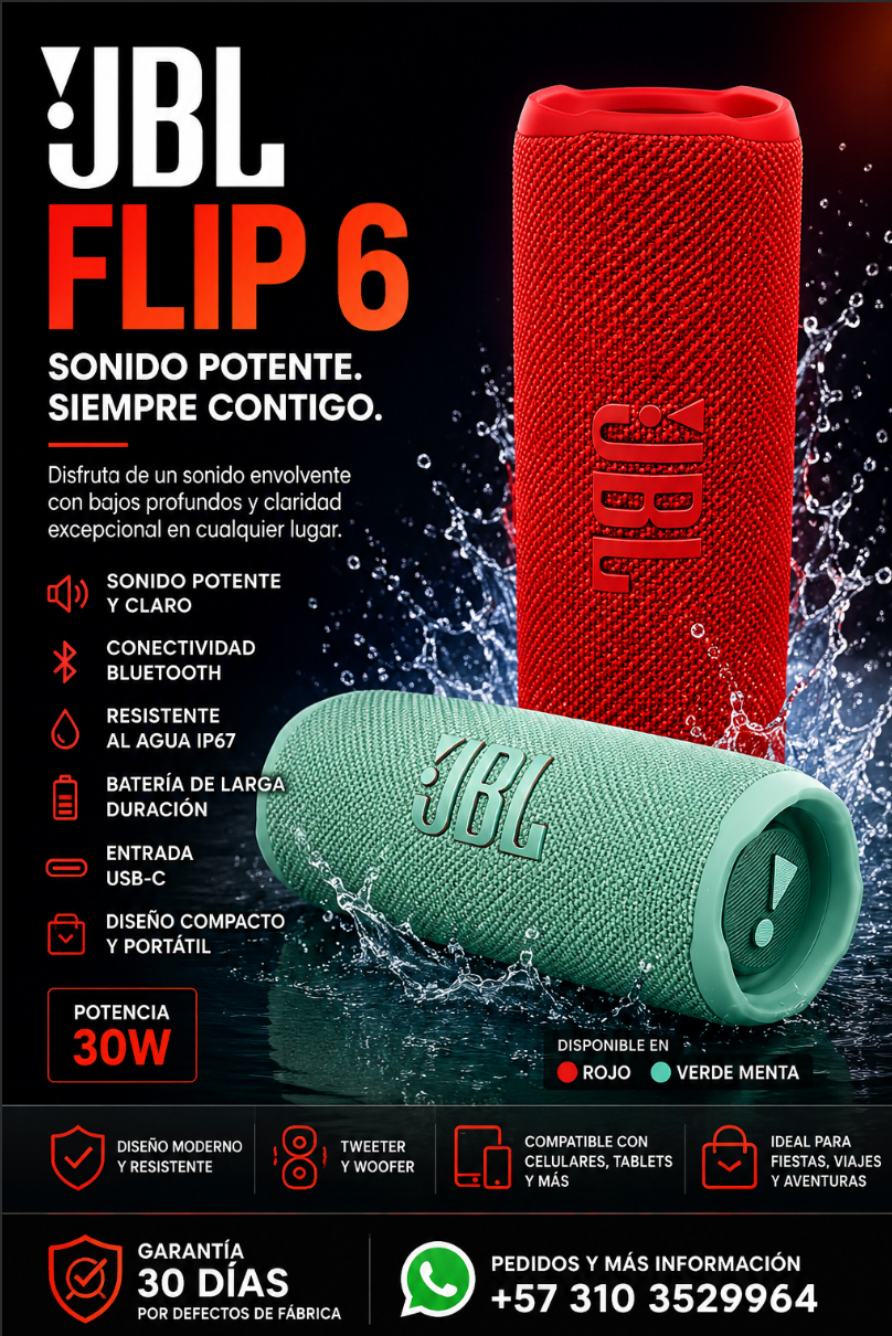 Parlante Jbl Flip 6